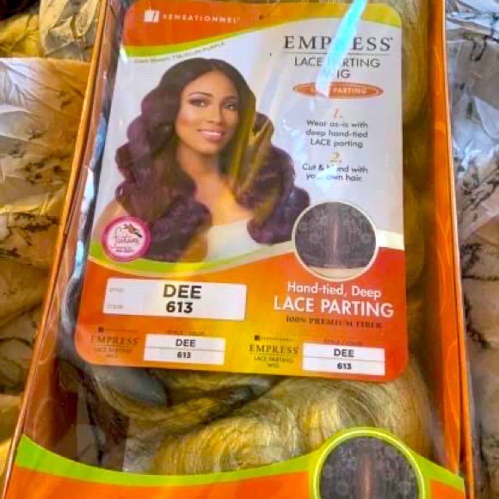 613 Lace front wig Synthetic